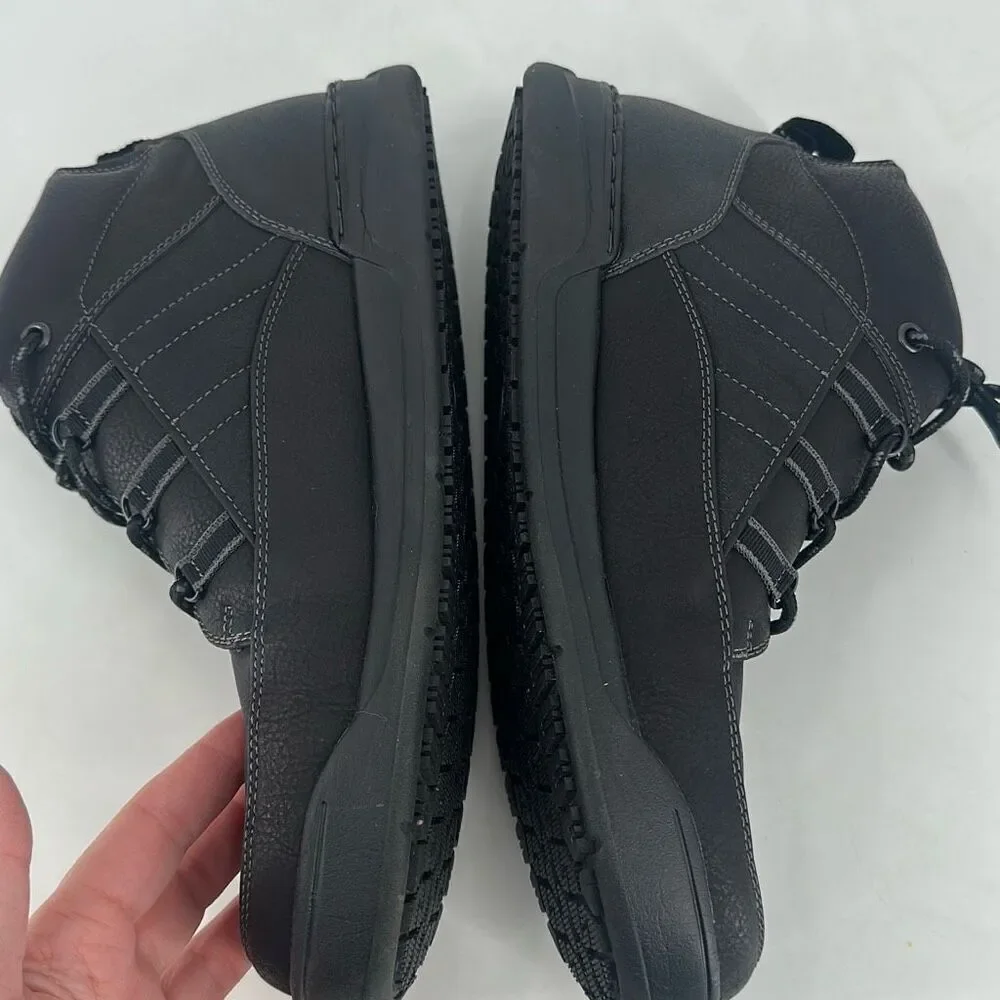 NWOT Nunn Bush Tour Men's Work Moc Toe Slip Resistant Sneaker Boot Black Size 11